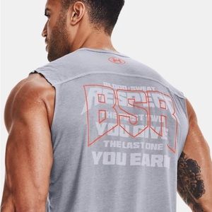 Under Armour Men's Project Rock Show Your BSR Sweat Activated Graphic Tank Top